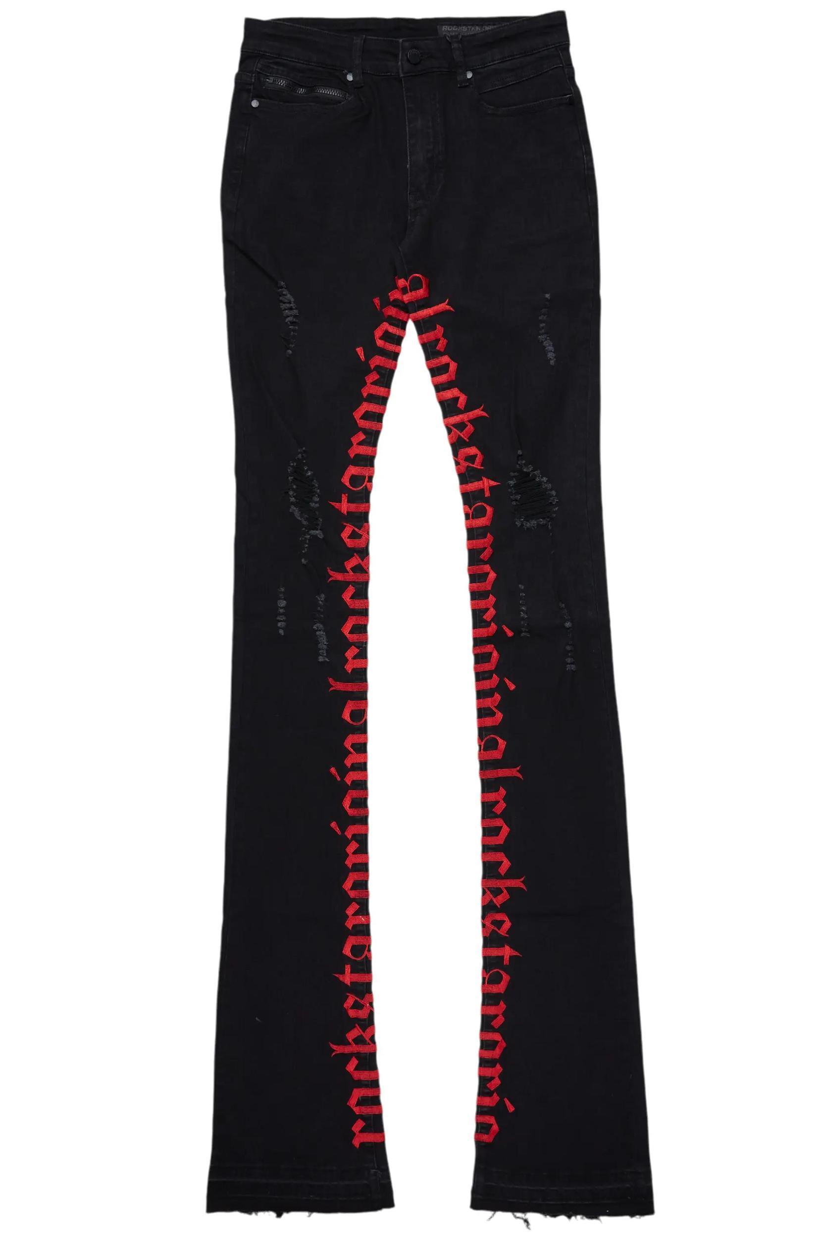 Colette Black Super Stacked Flare Jean Male Product Image