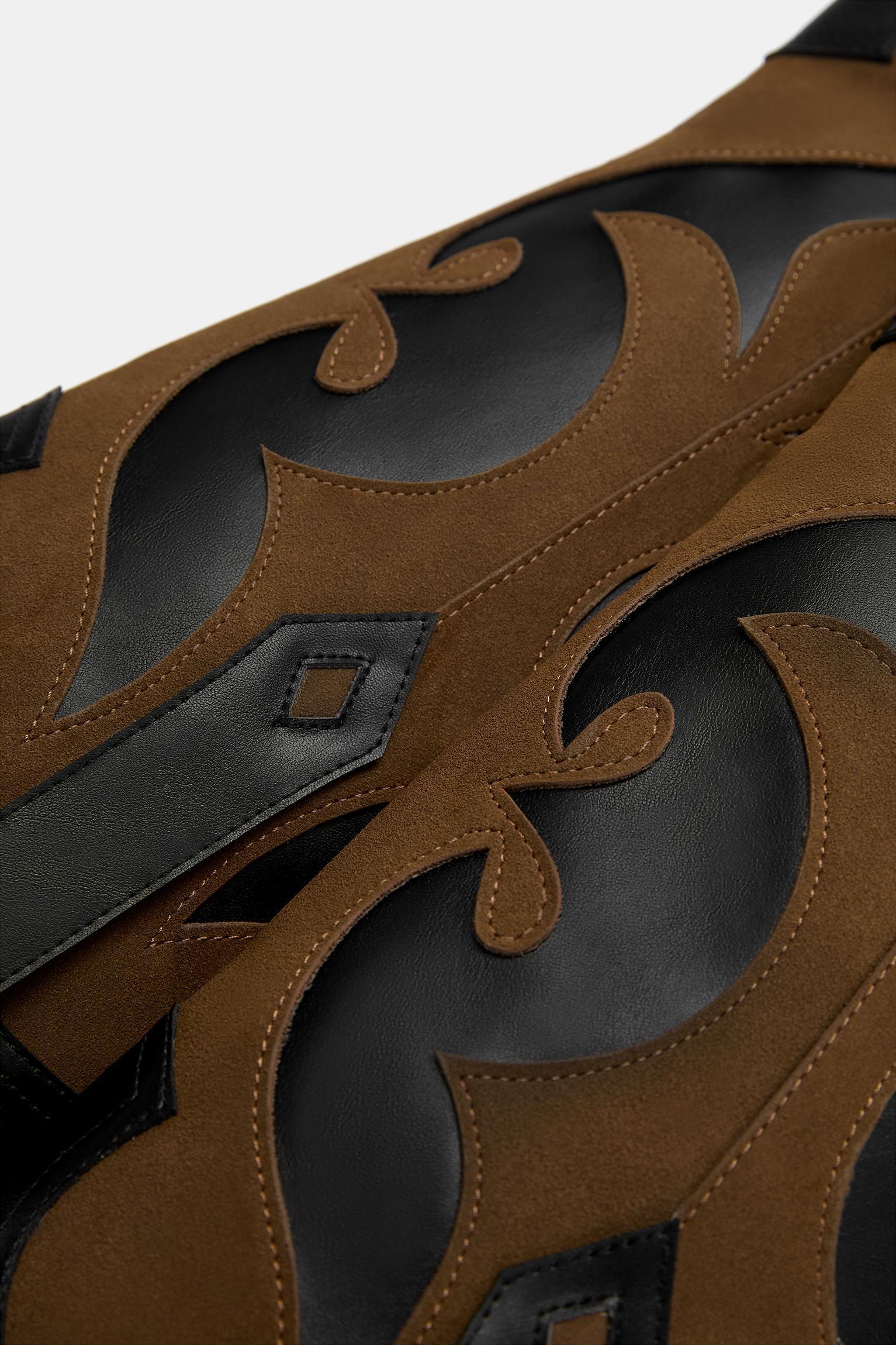 Contrast cowboy boots Product Image