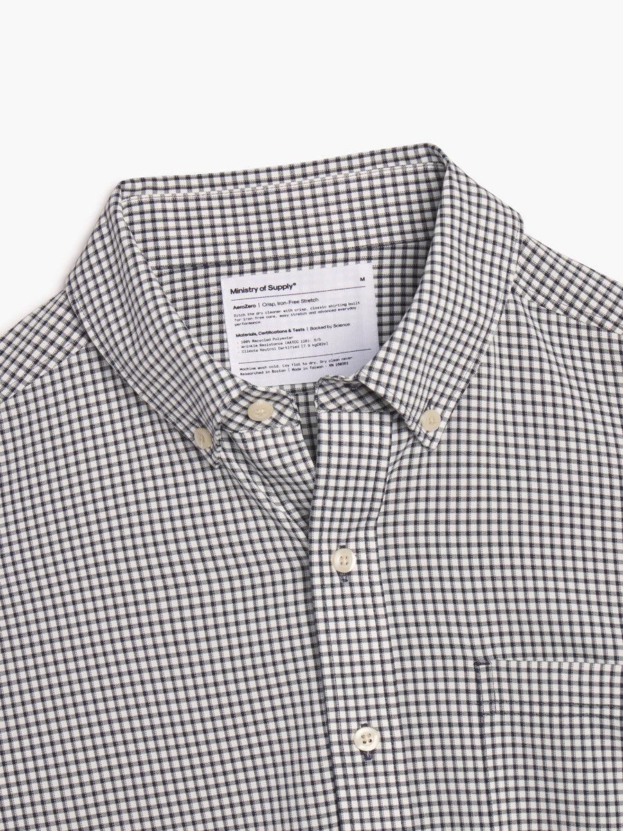 Men's AeroZero Sport Shirt - Black Check Product Image