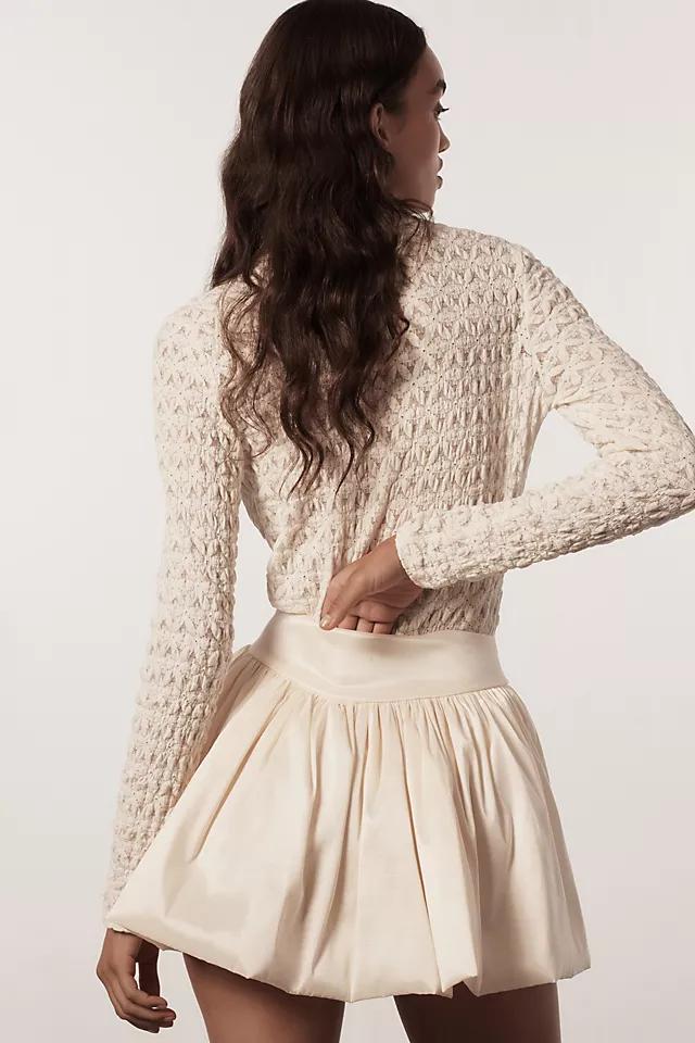 Tach Clothing Taffeta Bubble Mini Skirt Product Image