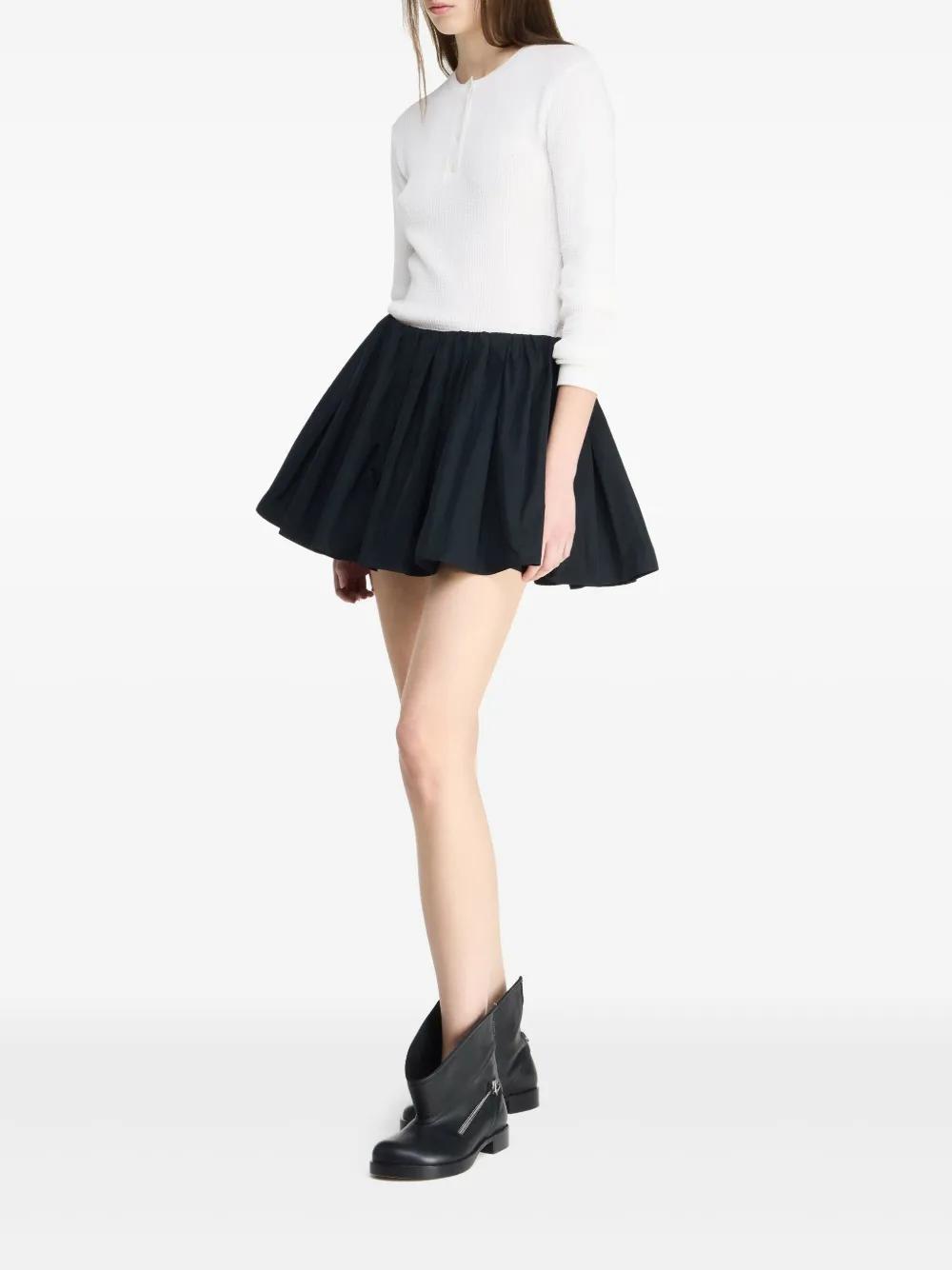 JW ANDERSON Gathered Circle Skort In Black Product Image
