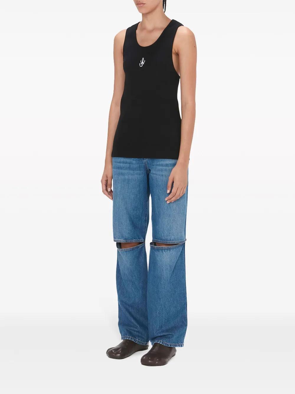 JW ANDERSON Anchor Tops In Black Product Image