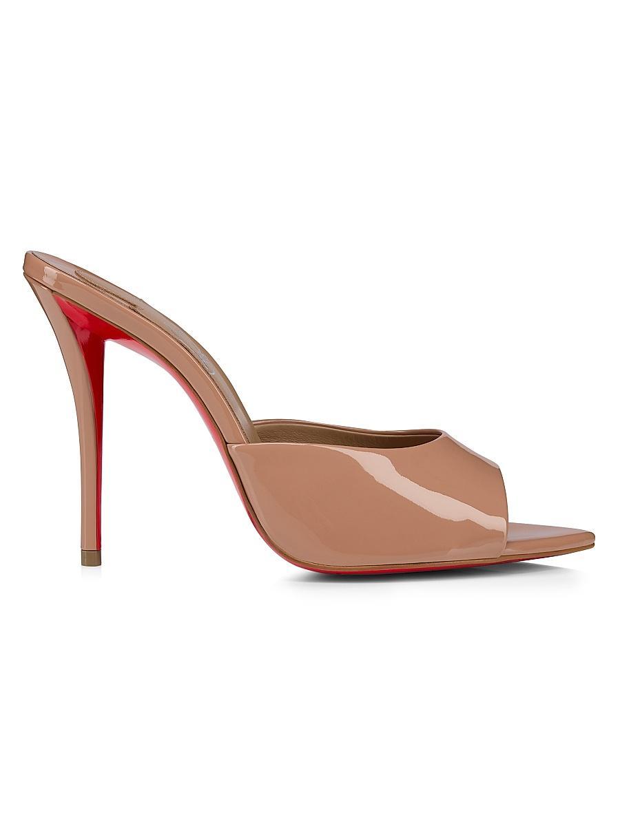 Womens Miss Z 100MM Patent Leather Mules Product Image