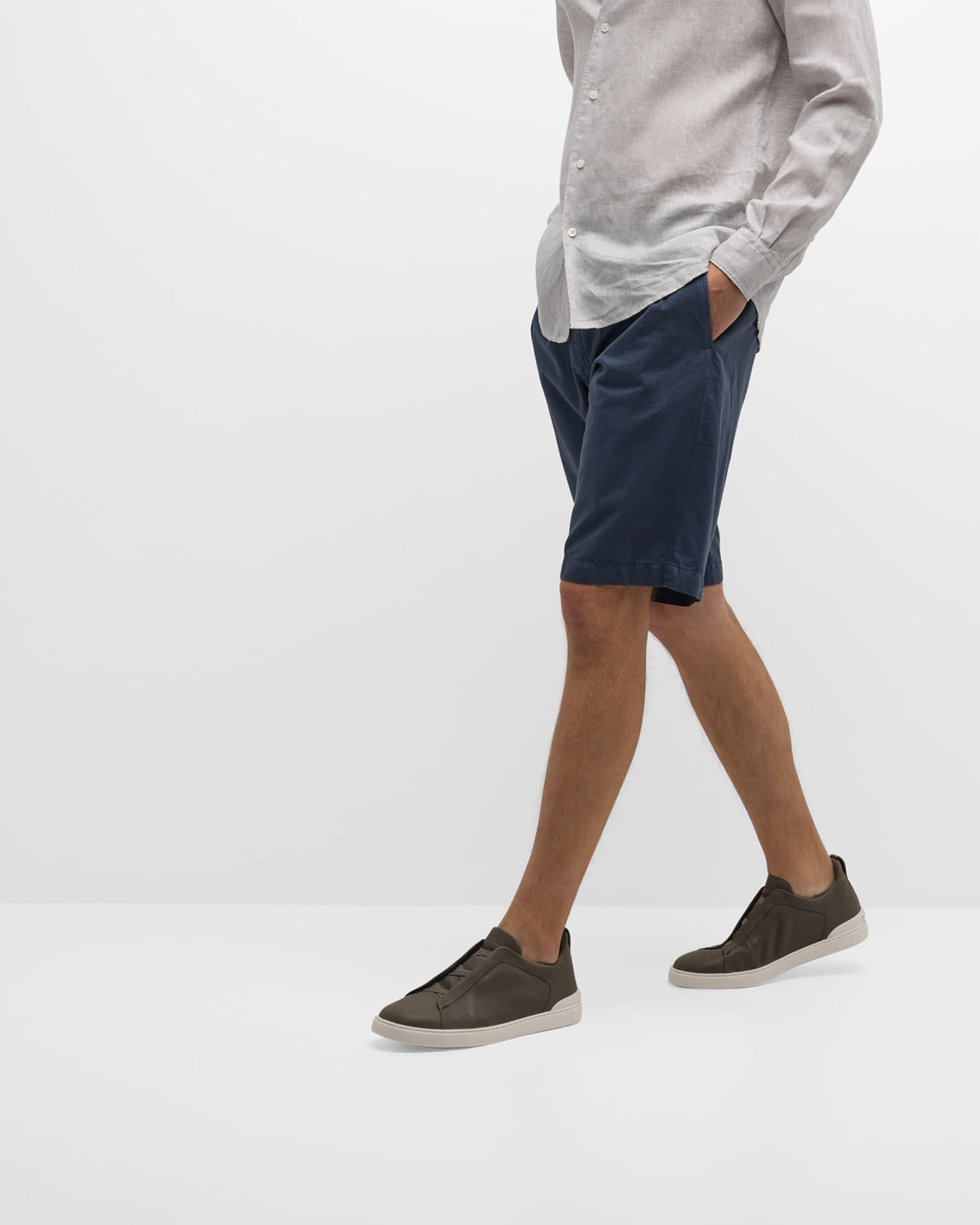 Men's Triple Stitch SECONDSKIN Leather Slip-On Sneakers Product Image