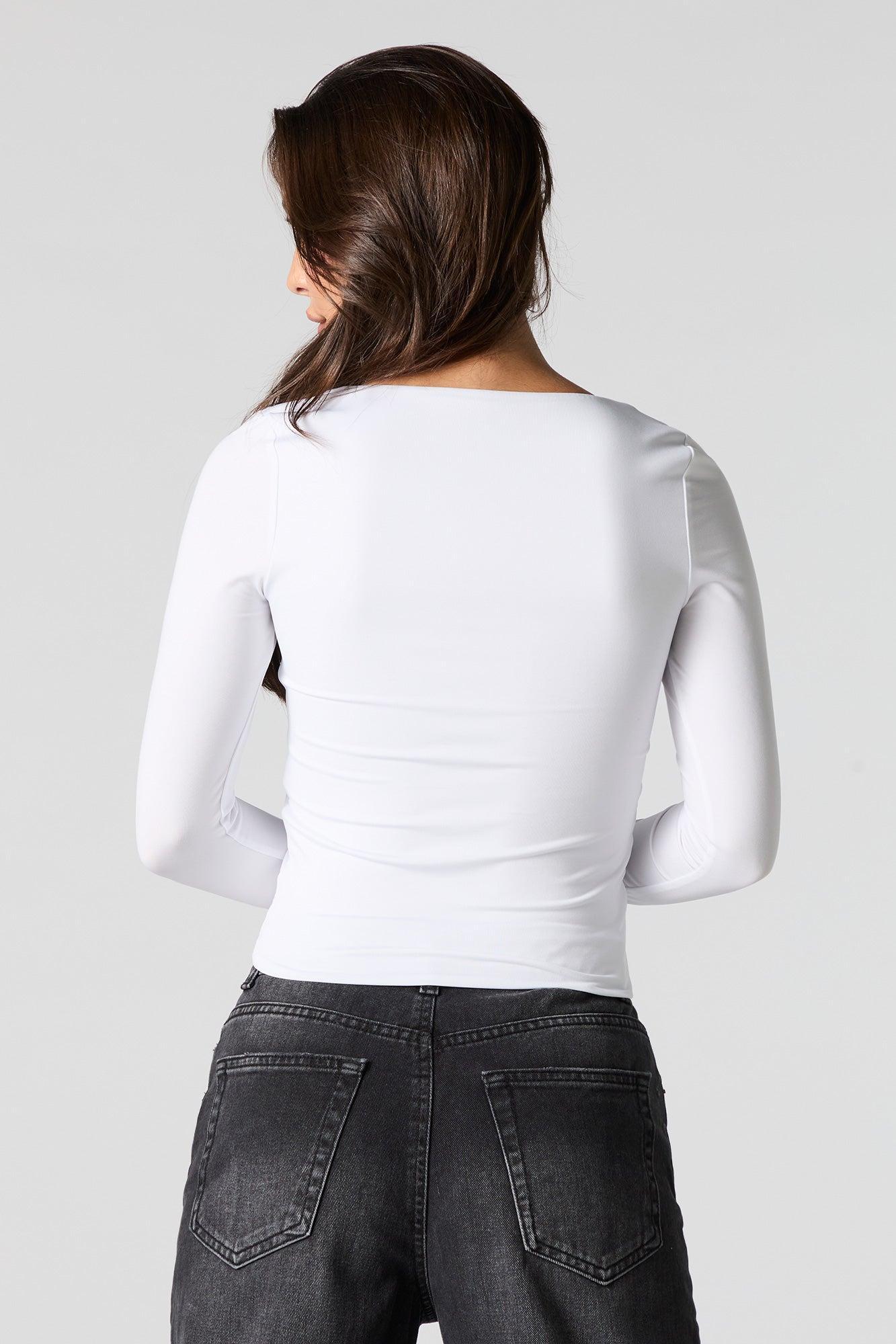 Contour Square Neck Long Sleeve Top Female Product Image