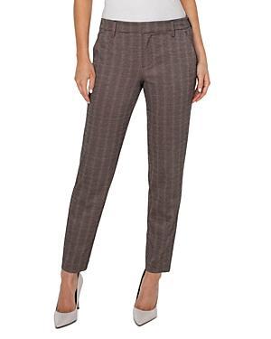 Liverpool Los Angeles Kelsey Trousers (Black Brick Jacquard Stripe) Women's Casual Pants Product Image