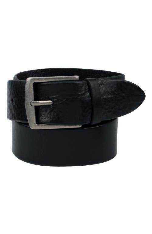 Mens Flat Panel Leather Belt Product Image