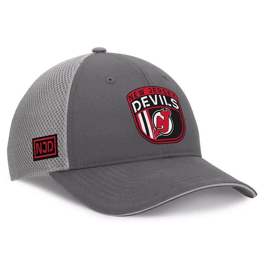 Men's Fanatics Gray Detroit Red Wings Authentic Pro Home Ice Trucker Adjustable Hat, Grey Product Image