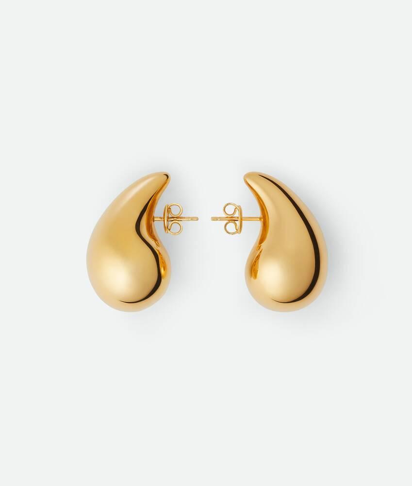 Women's Small Drop Earrings in Yellow gold Product Image