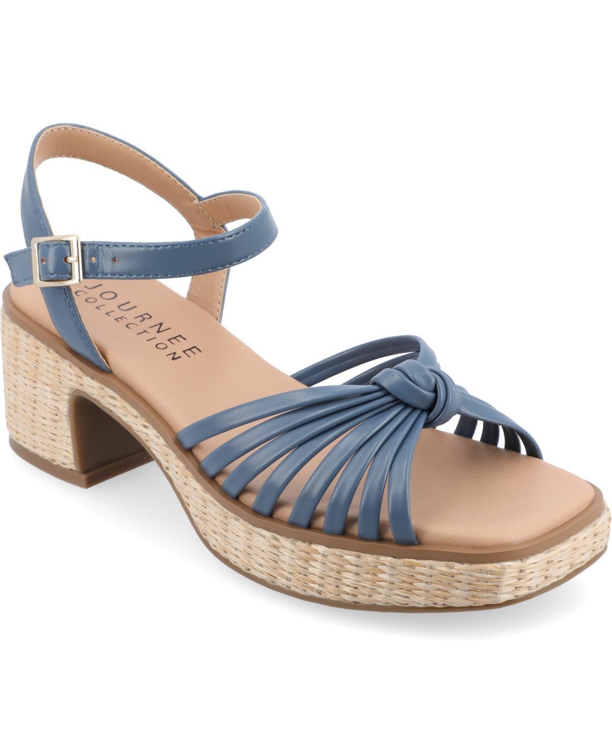 Journee Hally Women's Tru Comfort Foam™ Sandals, Size: 8.5, Off White Product Image
