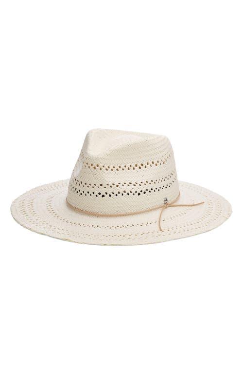 Womens Elle Perforated Straw Fedora Product Image