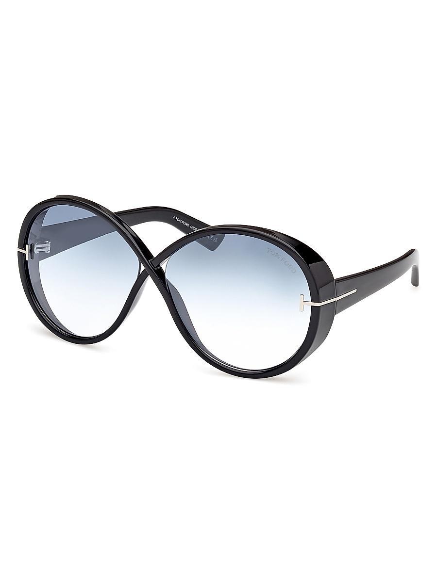 Womens 64MM Round Sunglasses Product Image