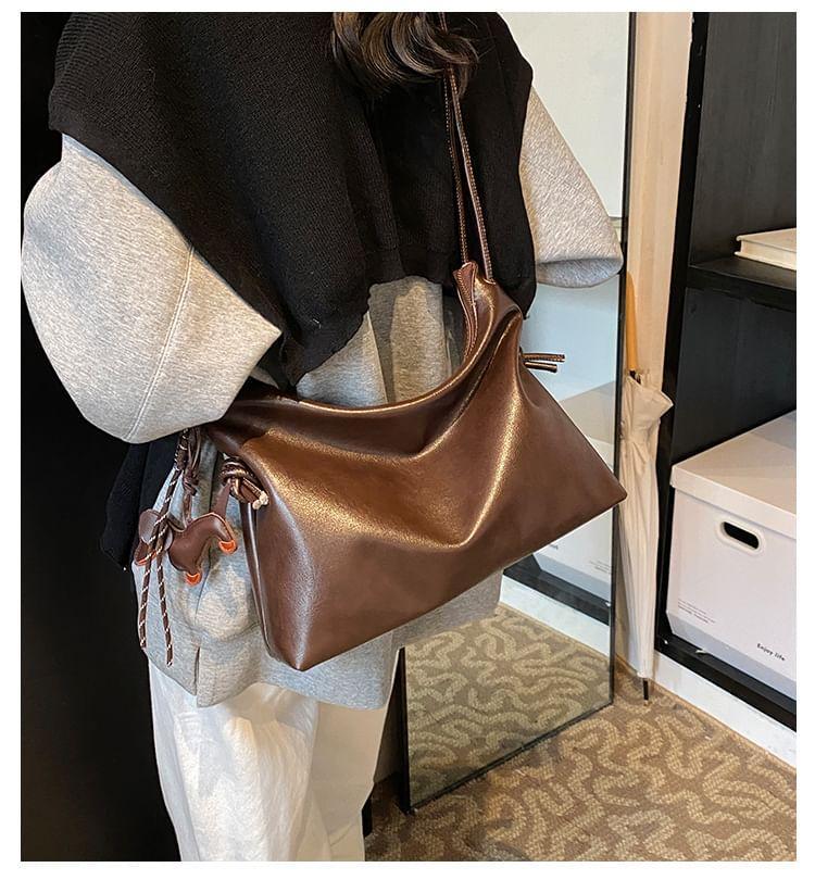 Faux Leather Tote Bag Product Image