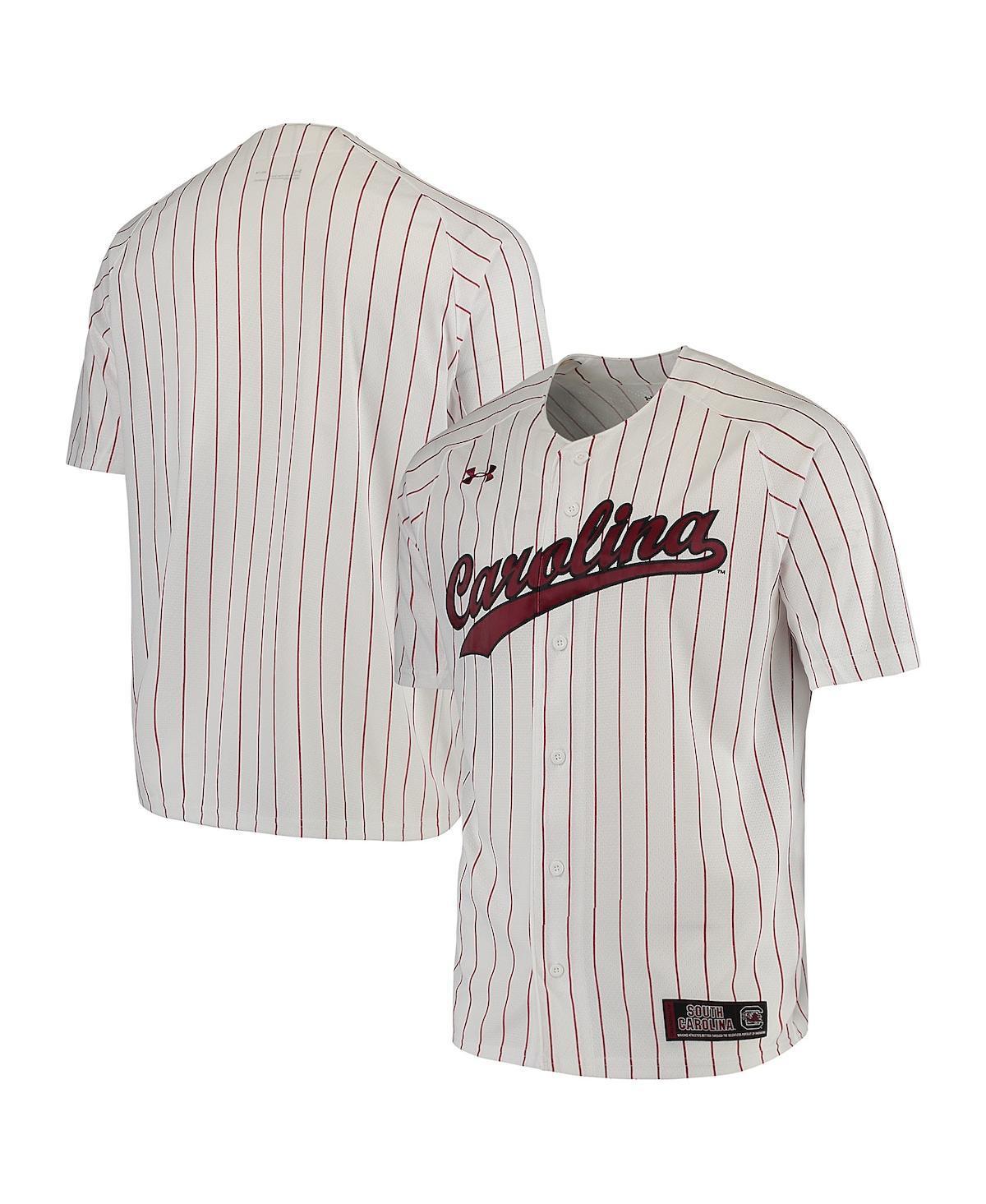 Men's Under Armour White South Carolina Gamecocks Performance Replica Baseball Jersey, Size: 2XL Product Image