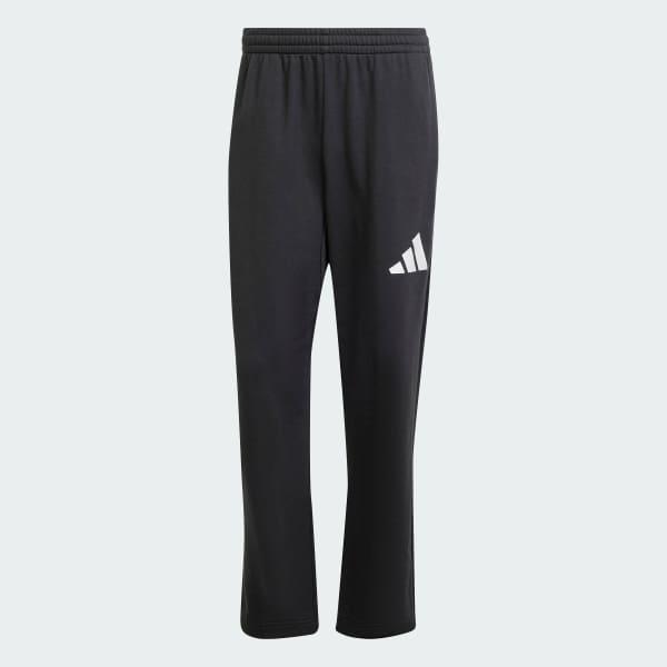 adidas Essentials Wide Leg 3 Bar Logo Pants Warm Clay XL Mens Product Image