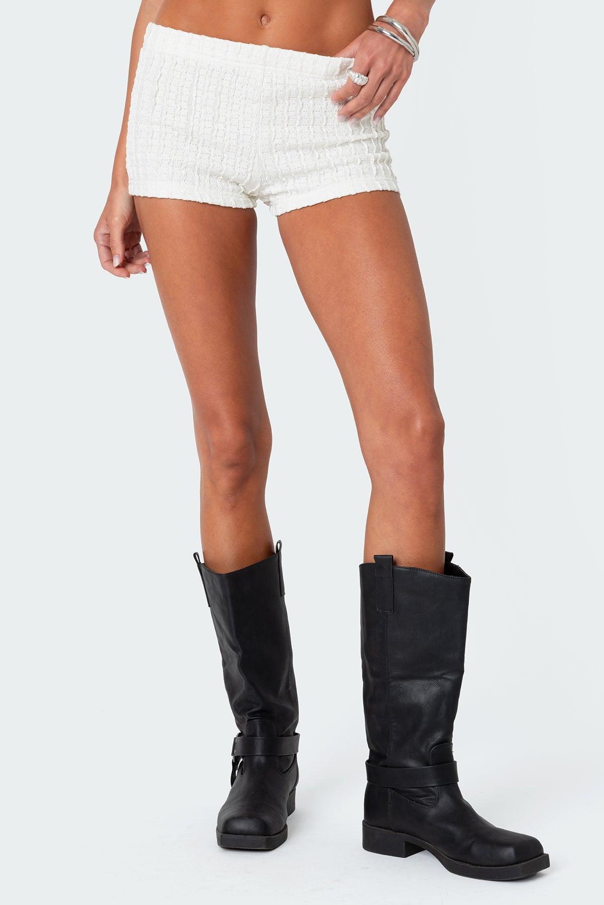 Phoebe Asymmetric Textured Knit Top Product Image