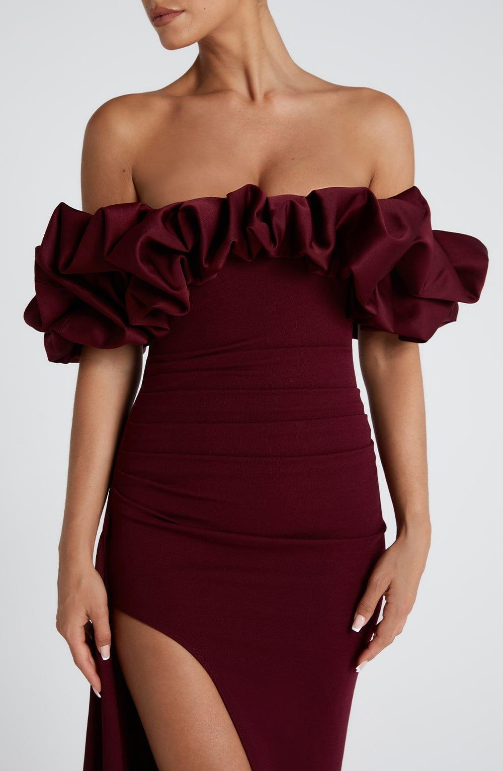 Elsie Maxi Dress - Cherry Lacquer Product Image