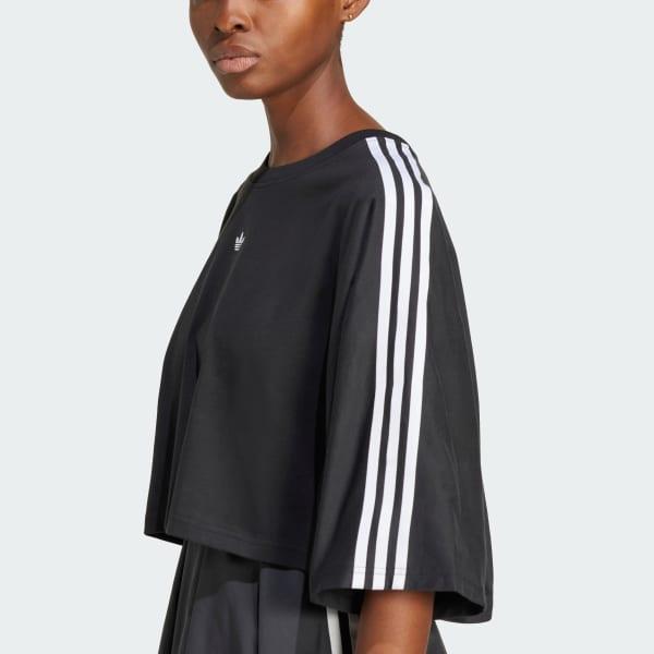 adidas Adilenium Season 3 Boxy Oversized Tee White XL Womens Product Image
