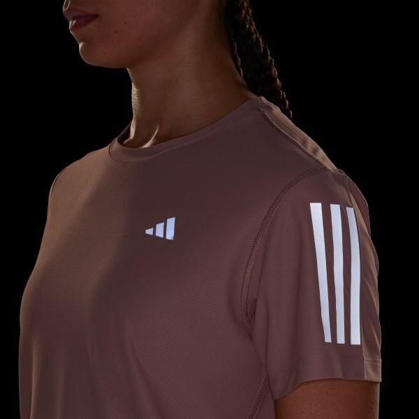 adidas Own The Run Tee Warm Clay S Womens Product Image