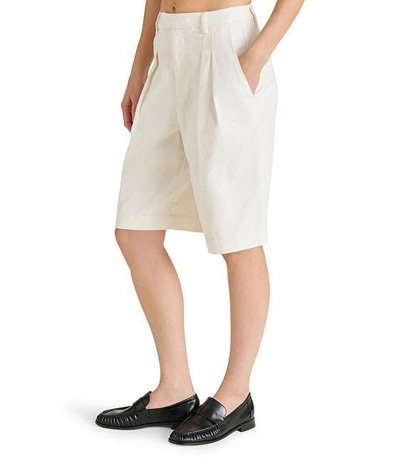 Steve Madden Ivana Twill Pleated Shorts Product Image