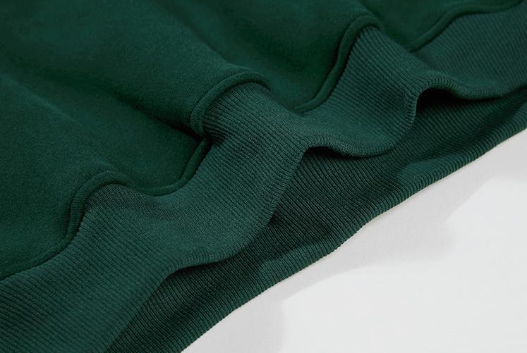 RT No. 3079 GREEN LETTERED HOODIE Product Image