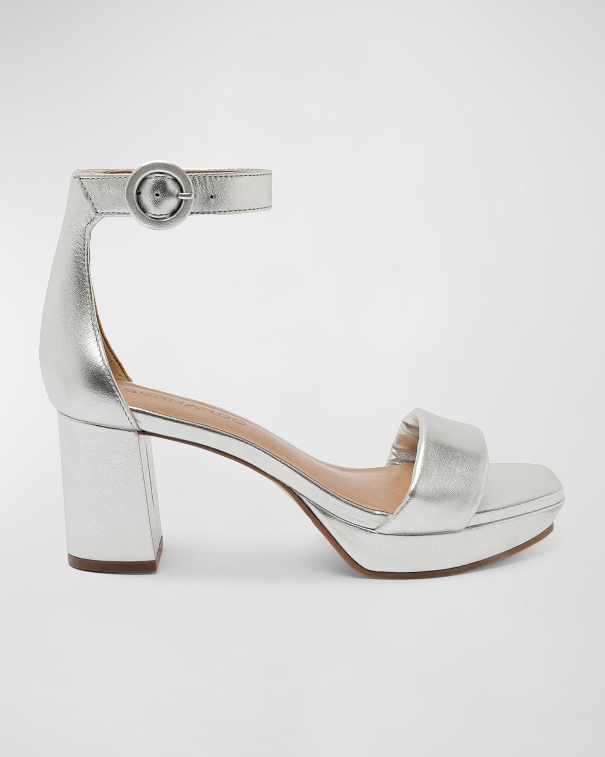 Womens Carla Leather Platform Sandals Product Image