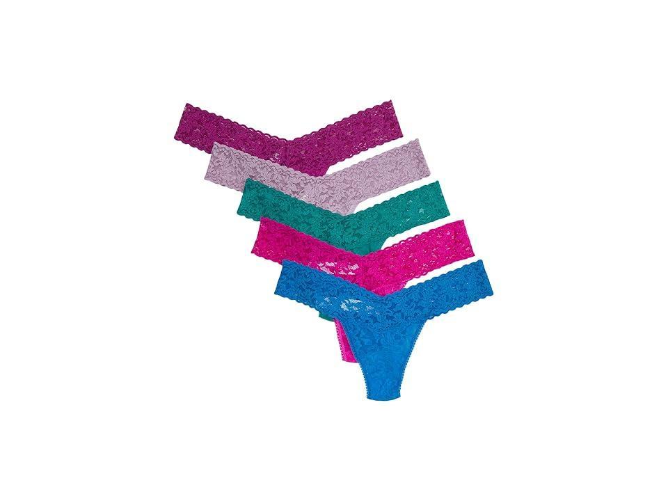 Hanky Panky 5 Low Rise Thongs Multi One Size Product Image