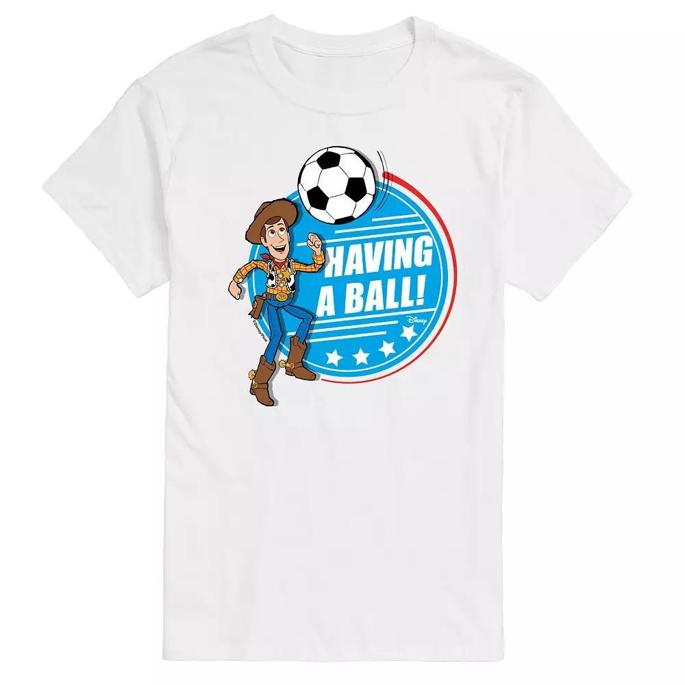 Disney / Pixars Toy Story Woody Mens Having A Ball Graphic Tee Product Image