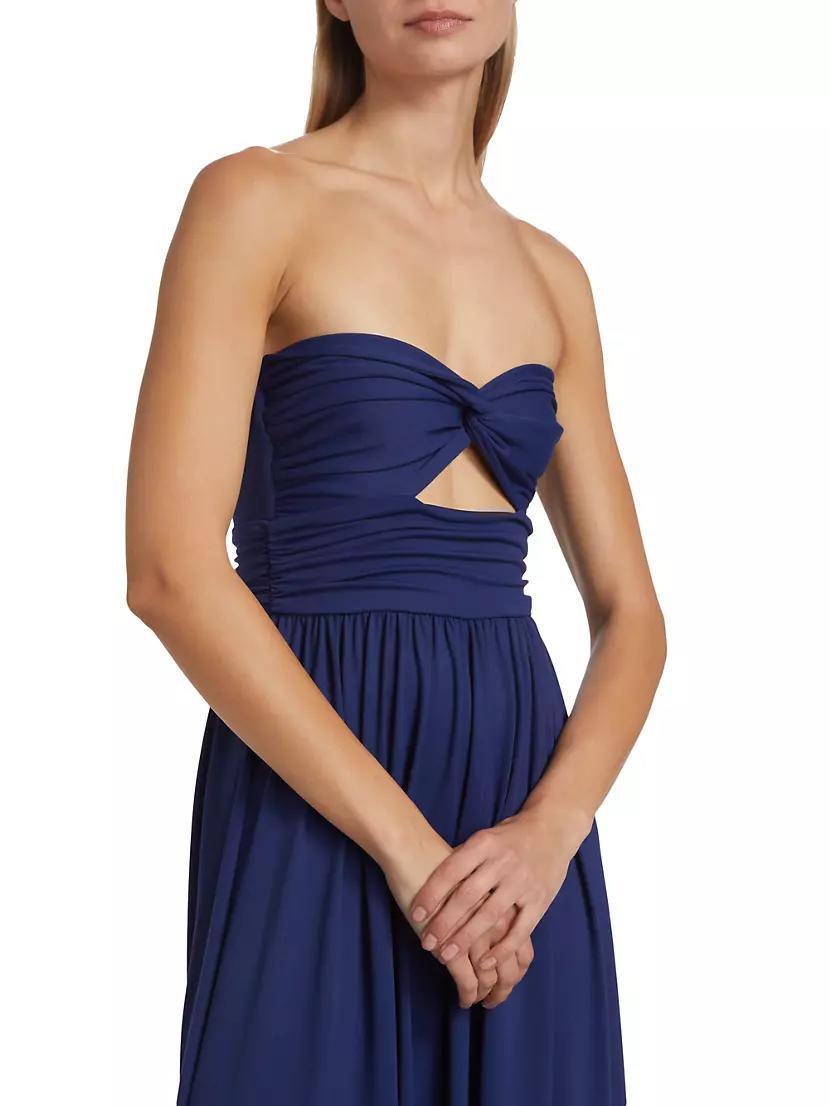 Twisted Strapless Maxi Dress Product Image
