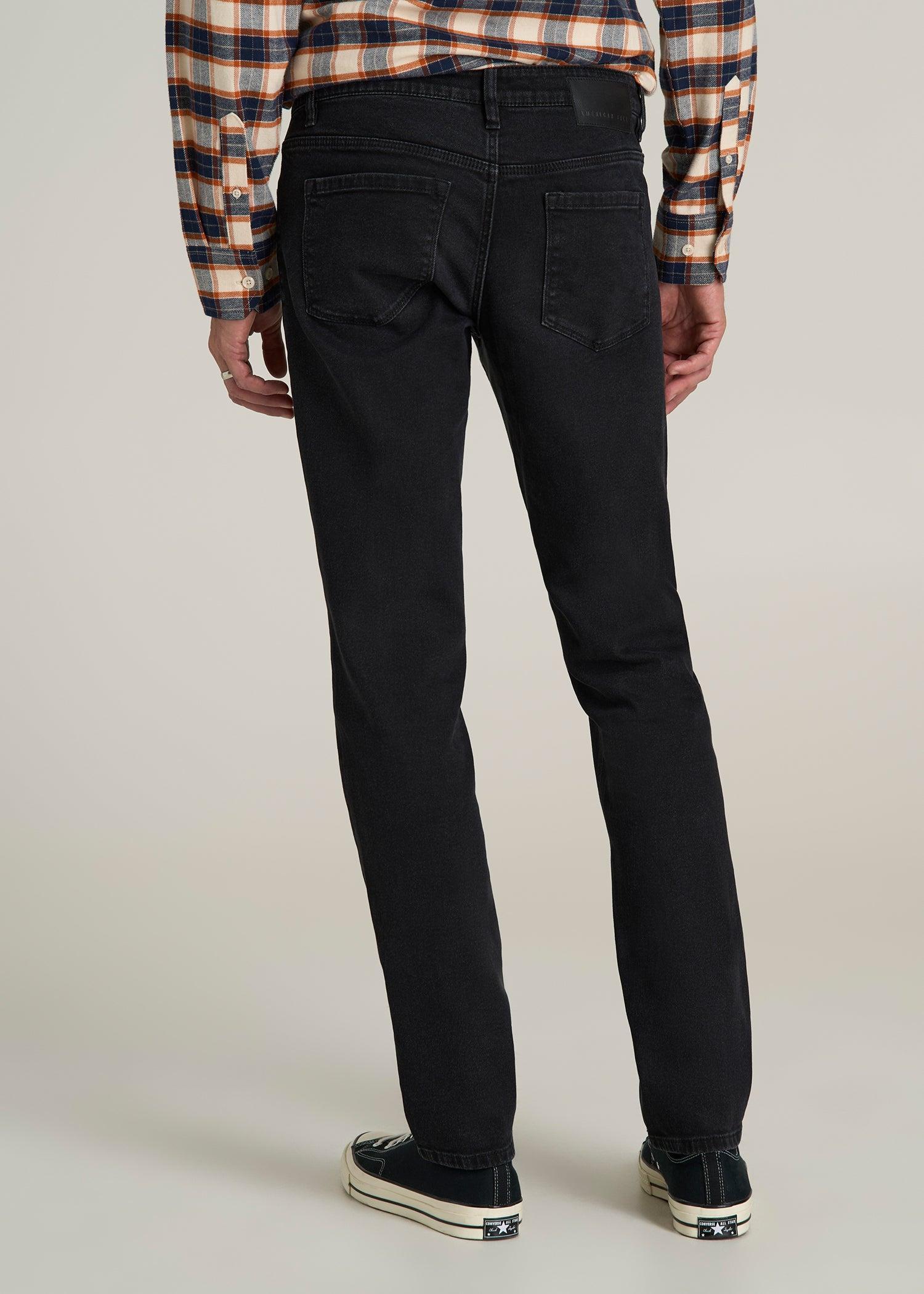 Carman TAPERED Jeans for Tall Men in Onyx Black Wash Product Image