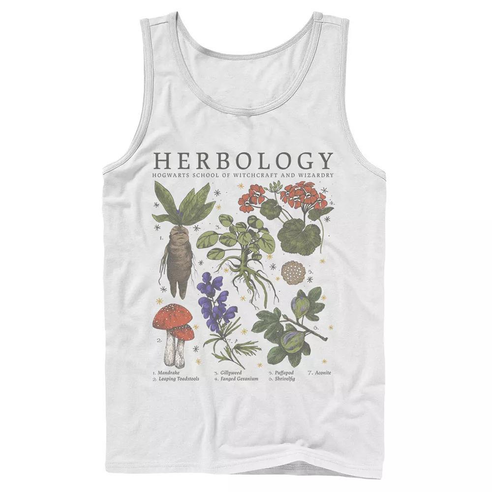 Mens Harry Potter Herbology Plants Tank Top, Men's, Size: Large, White Product Image