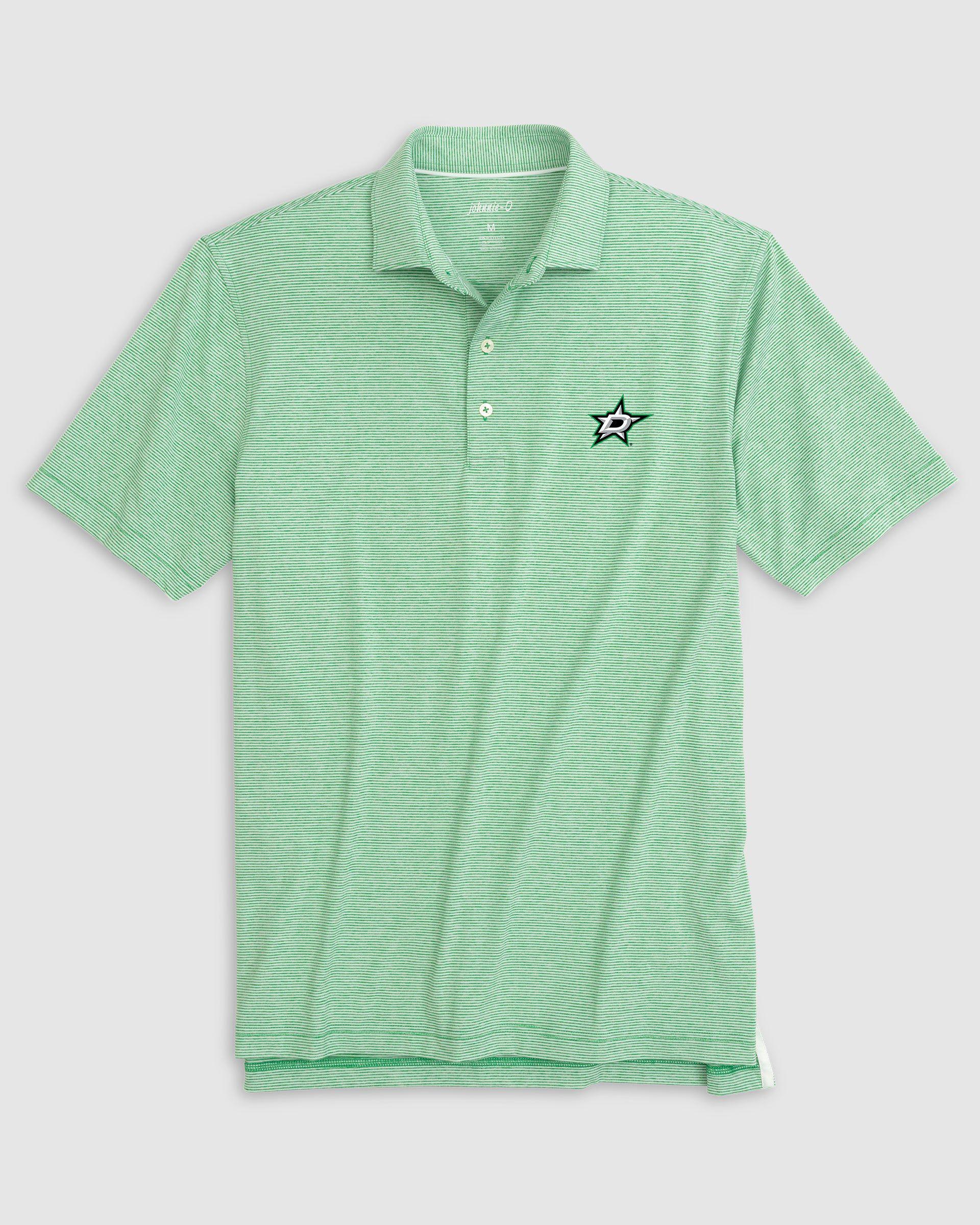 Uconn Lyndonn Striped Jersey Performance Polo - 2024 College Basketball Champions Logo Male Product Image