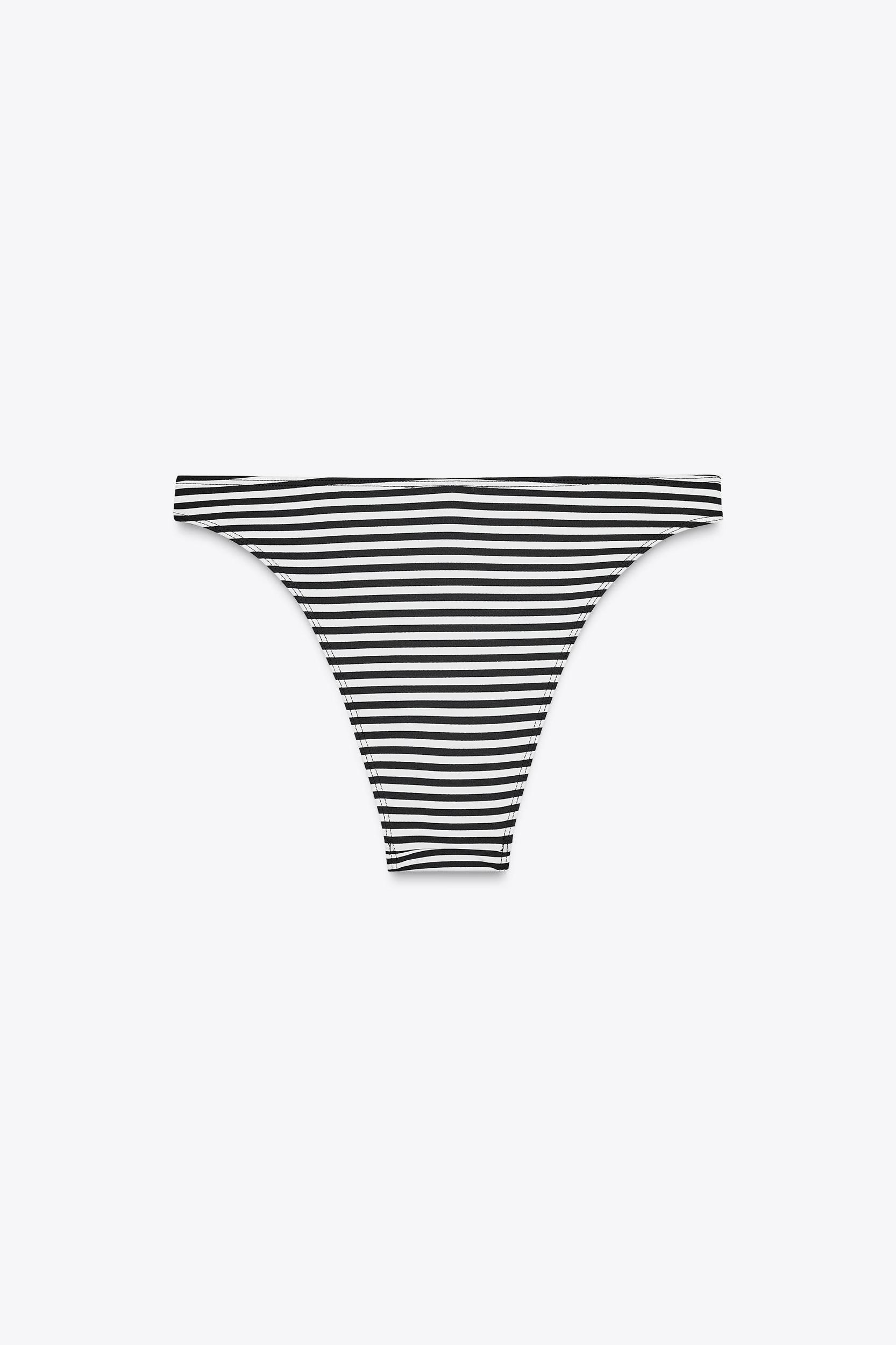 STRIPED BIKINI BOTTOMS Product Image