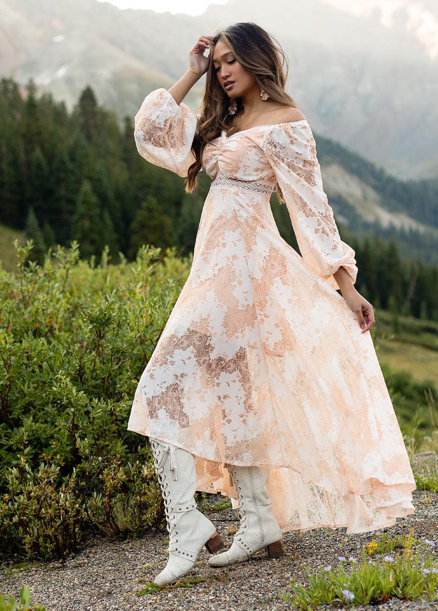 Isabella Dress in Shell Female Product Image