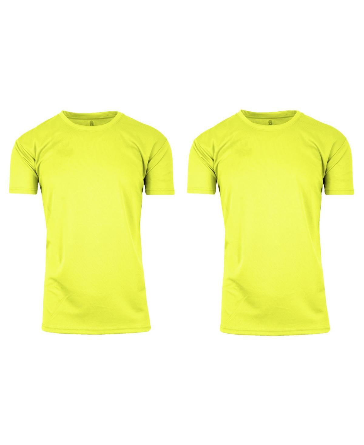 Galaxy By Harvic Mens Short Sleeve Moisture-Wicking Quick Dry Performance Crew Neck Tee -2 Pack Product Image