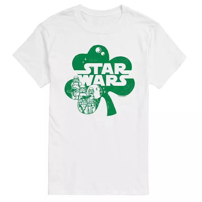 Big & Tall Star Wars Shamrock Graphic Tee, Mens Product Image