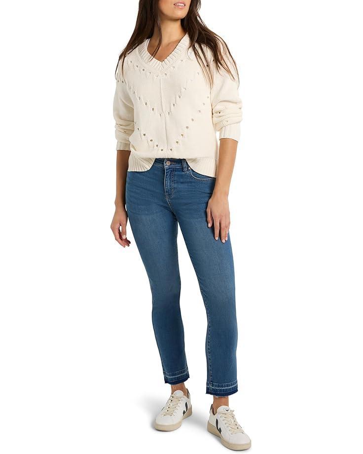 Easy V-neck Pure Cotton Sweater Product Image