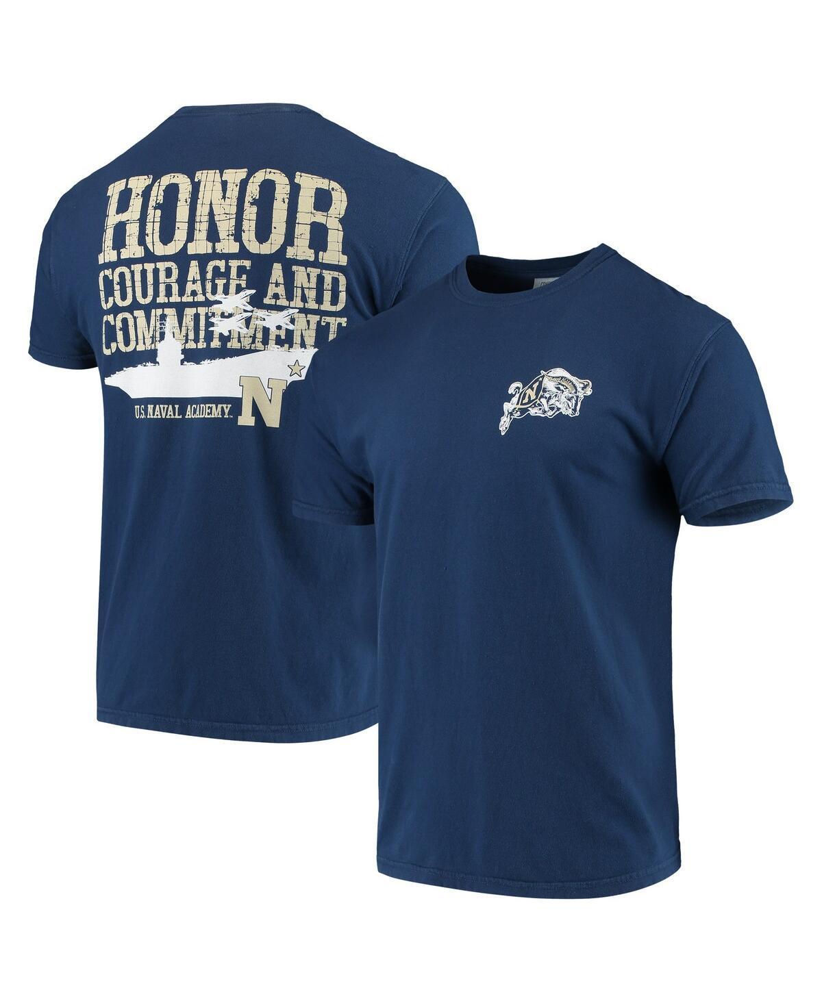 Men's Navy Navy Midshipmen Local Comfort Color T-Shirt, Size: XL, Blue Product Image