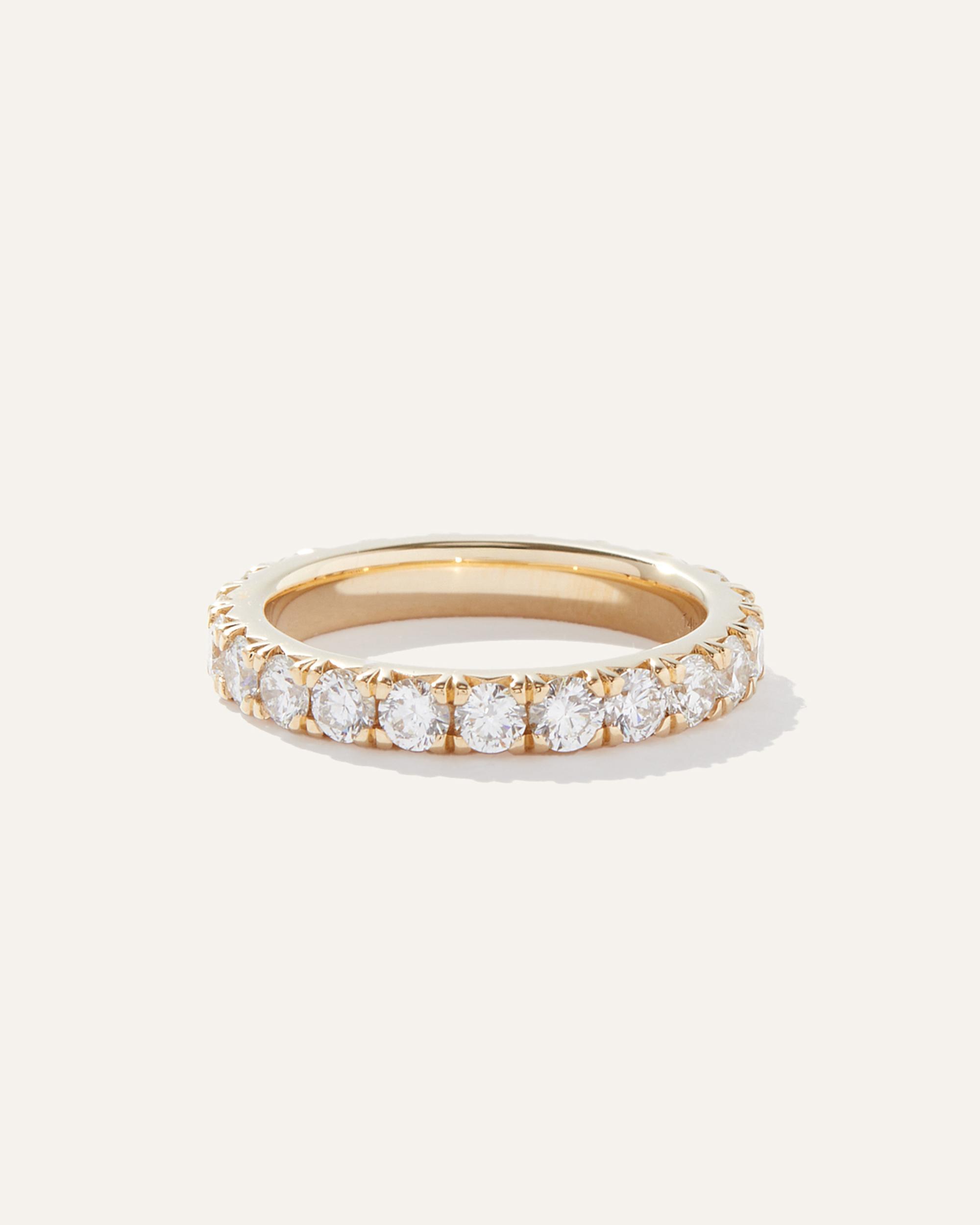 Diamond French Pave Eternity Band Product Image