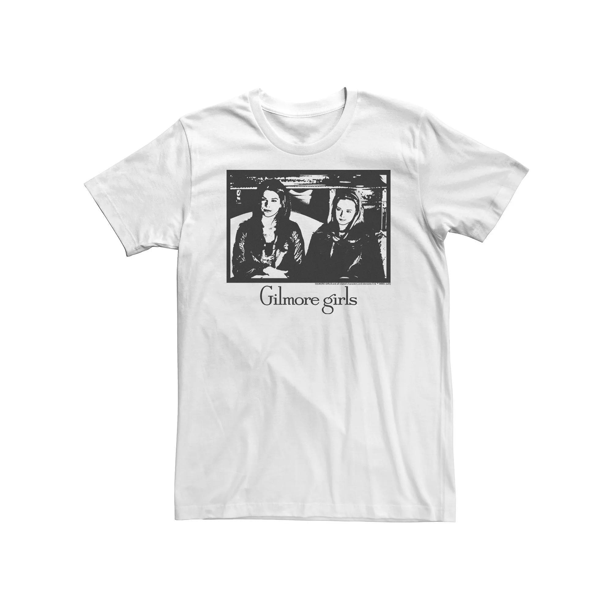 Big & Tall Gilmore Girls Rory & Lorelai Portrait Tee, Men's, Size: XLT, White Product Image
