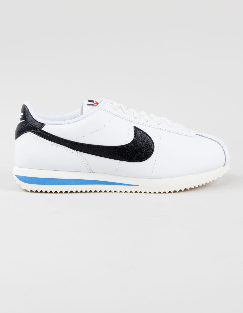 NIKE Cortez Womens Shoes - WHT/BLK Product Image