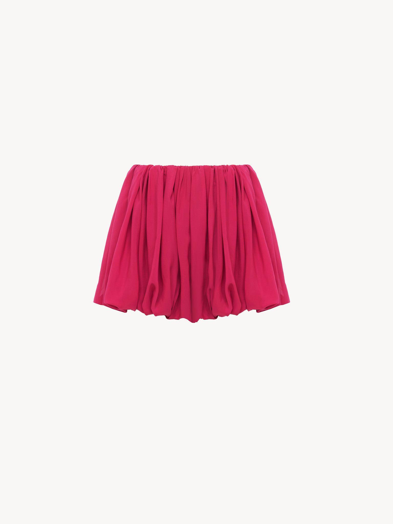 Mini bloomer shorts in silk charmeuse Product Image