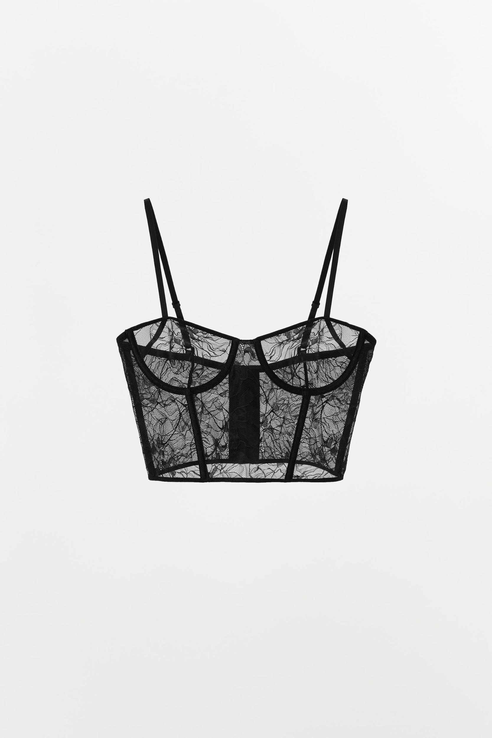 LACE UNDERWIRE CORSET Product Image