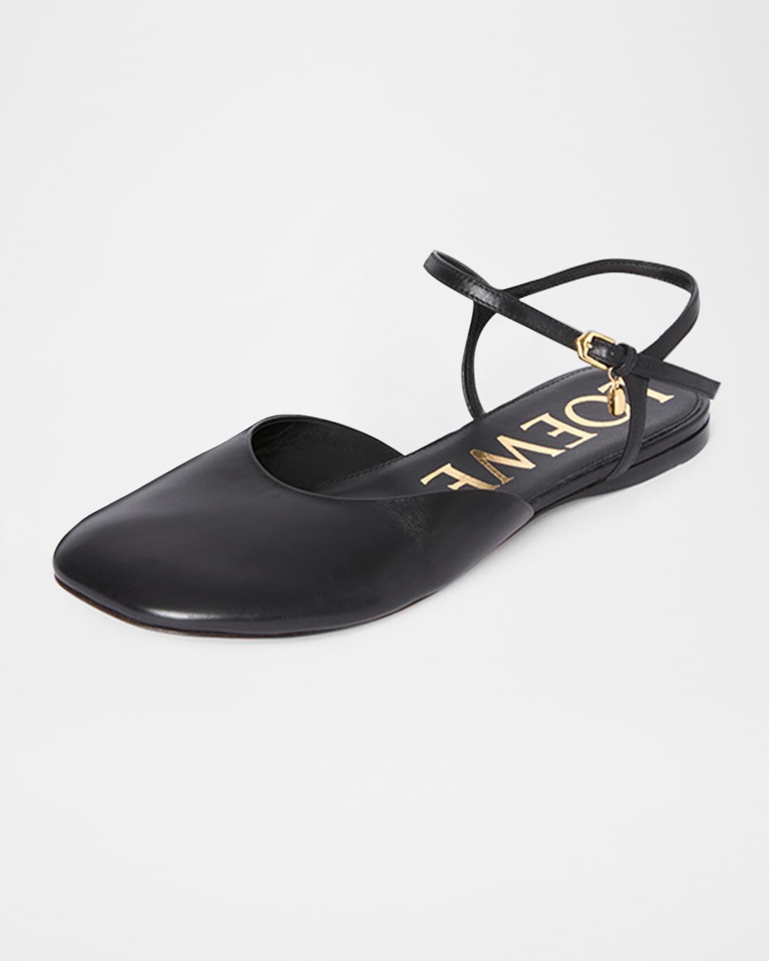 Toy Ankle-Strap Ballerina Flats Product Image