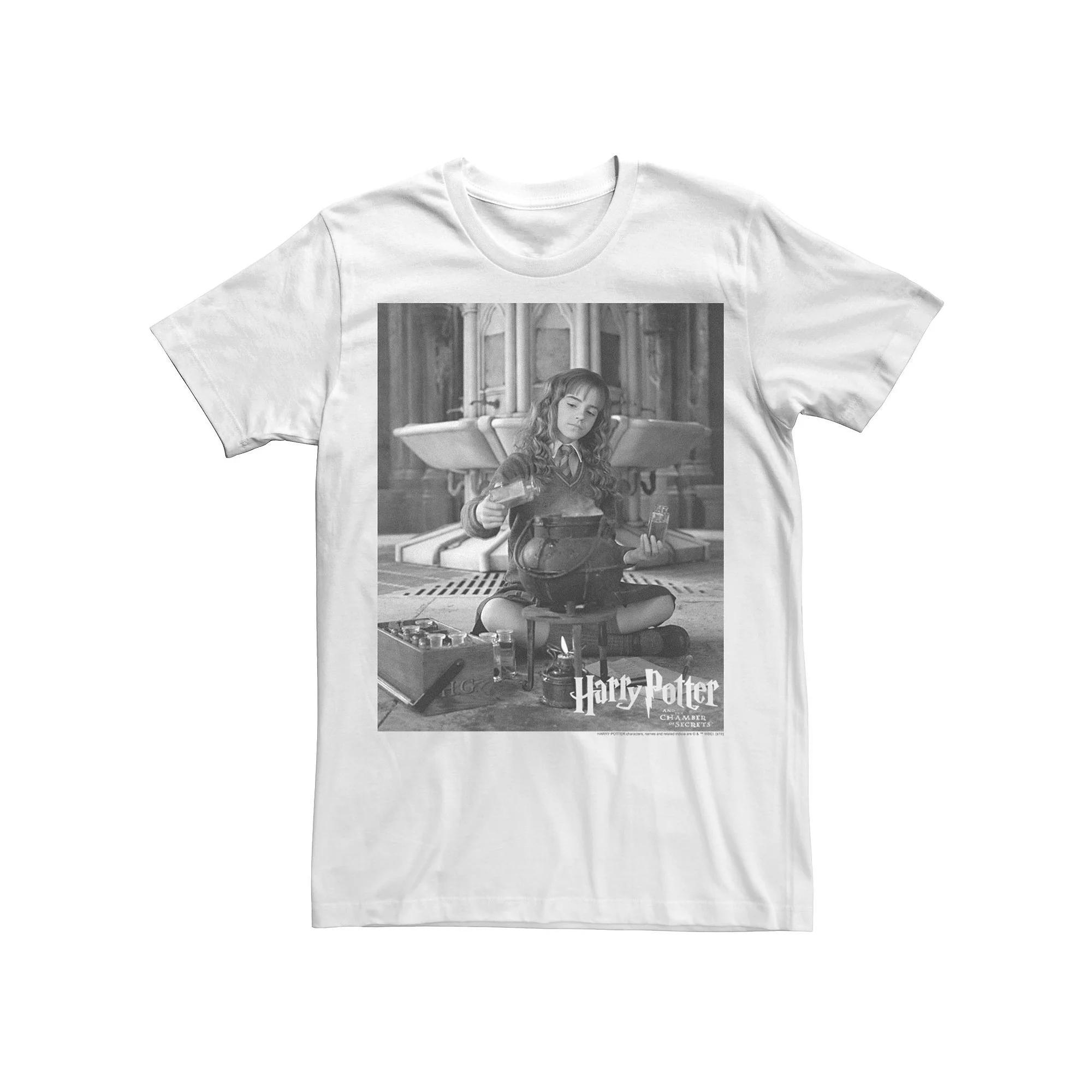 Men's Harry Potter Hermione Potions Poster Tee, Size: Large, White Product Image