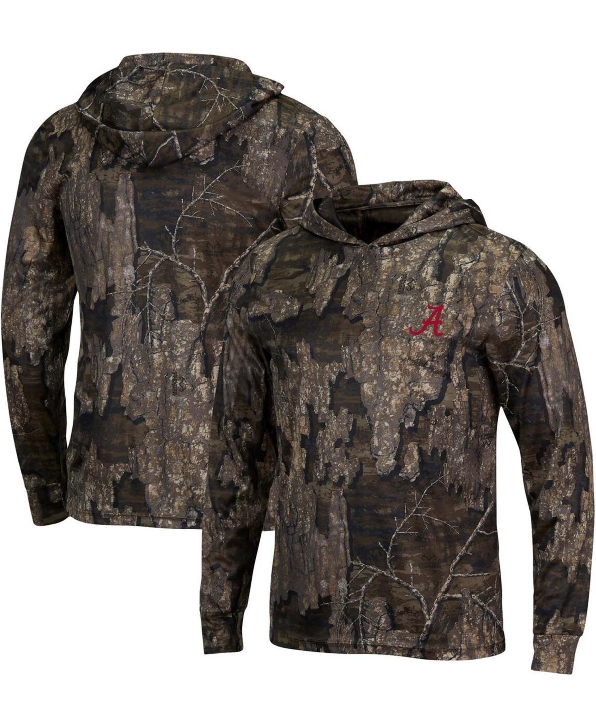 Men's Colosseum Realtree Camo Notre Dame Fighting Irish Long Sleeve Hoodie T-Shirt, Size: Medium, Green Product Image