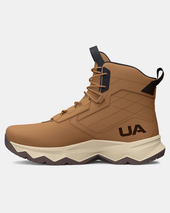 Under Armour Stellar G2 Men's Tactical Boots, Size: 11, Brown White Black Product Image