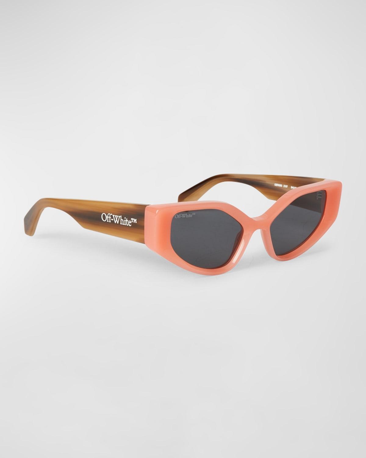 Memphis Beveled Acetate Cat-Eye Sunglasses  Product Image