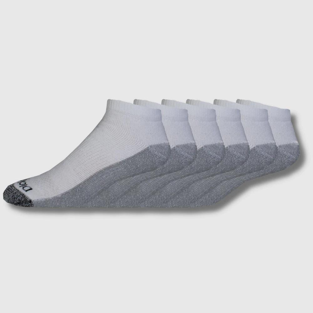 Dickies Men's 6pk Moisture Control Low-Cut Socks - Black 6-12: Midweight Knit, Tagless, Cotton Blend, Machine Washable Product Image