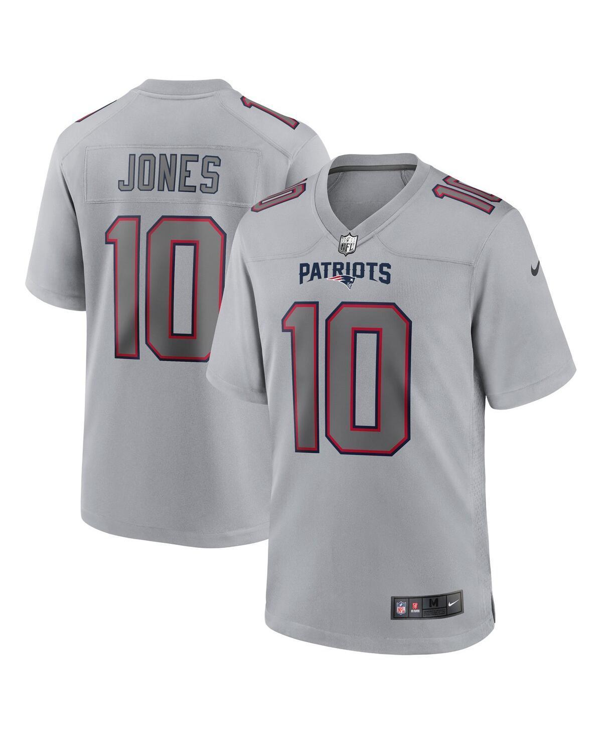 Mens Nike Mac Jones Gray New England Patriots Atmosphere Fashion Game Jersey Product Image